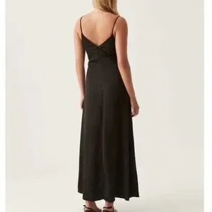 Aje | Dresses | Aje Riddle Button Down Maxi Dress Black